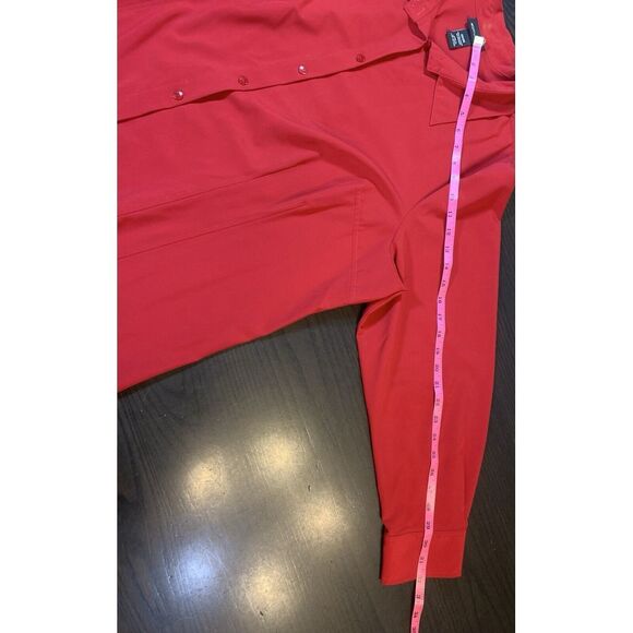 Plus Size Valentines Day Shirt Womens 22/24 Red Lane Bryant Blouse Office School - Picture 10 of 11